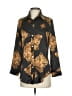 Romwe Paisley Gold 3/4 Sleeve Blouse Size S - photo 1