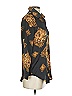 Romwe Paisley Gold 3/4 Sleeve Blouse Size S - photo 4