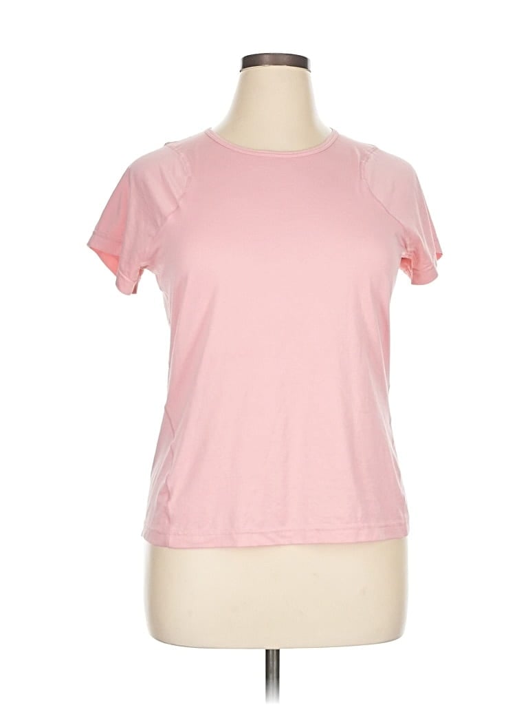 Pre-owned The North Face Short Sleeve T-shirt In Pink