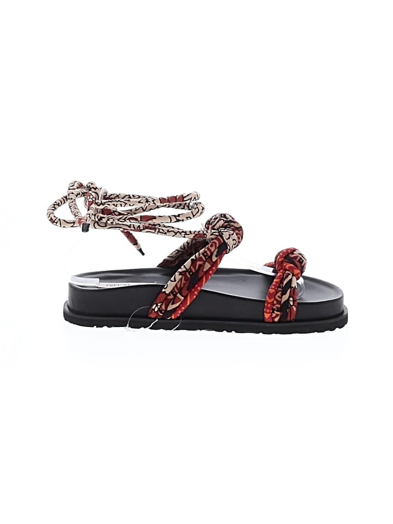 Pre-owned Free People Sandals In Black