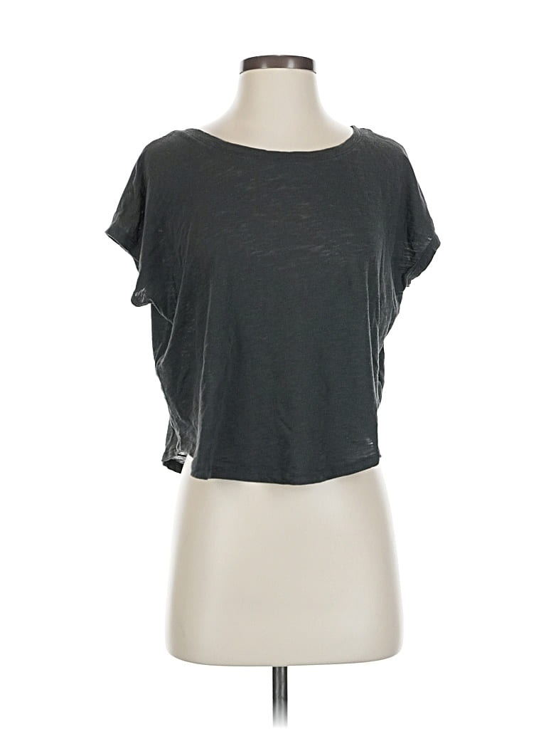 Pre-owned Athleta Short Sleeve T-shirt In Gray