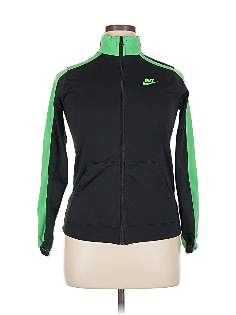 Pre-owned Nike Track Jacket In Green