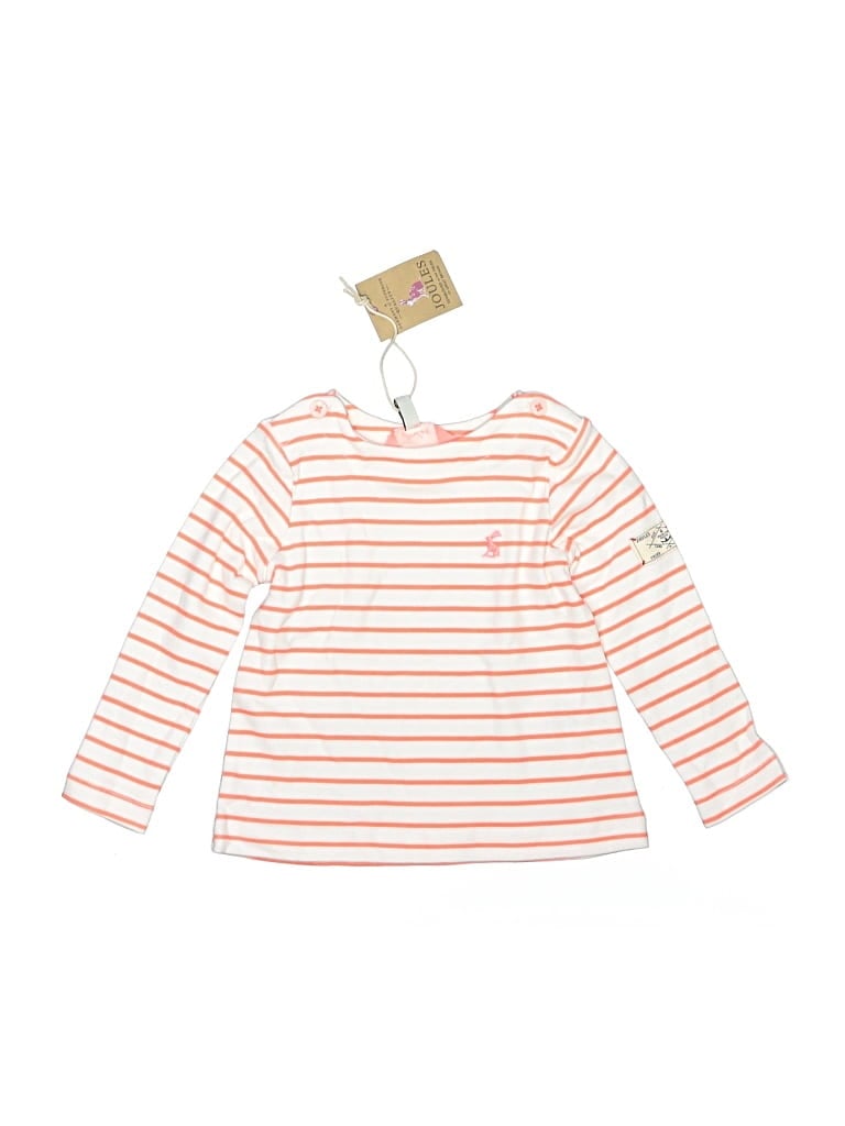 Pre-owned Joules Babies' Long Sleeve T-shirt In Orange