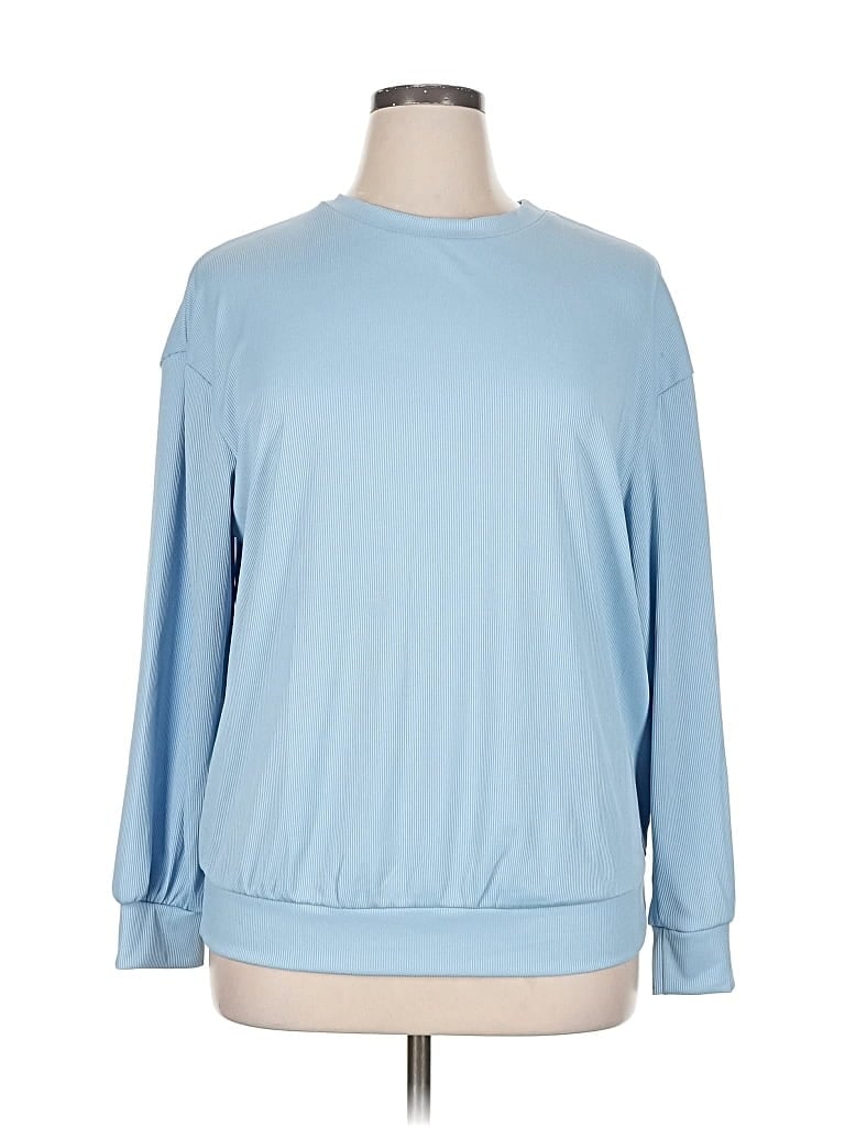 Pre-owned Unbranded Sweatshirt In Blue