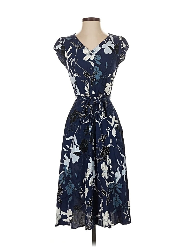 Pre-owned Talbots Casual Dress In Blue