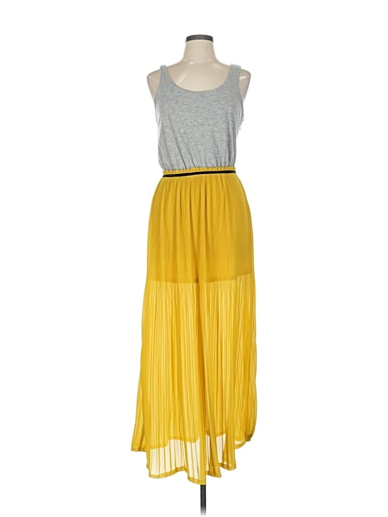 Pre-owned Lush Casual Dress In Yellow