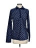 Lands' End 100% Polyester Polka Dots Blue Cardigan Size S - photo 1