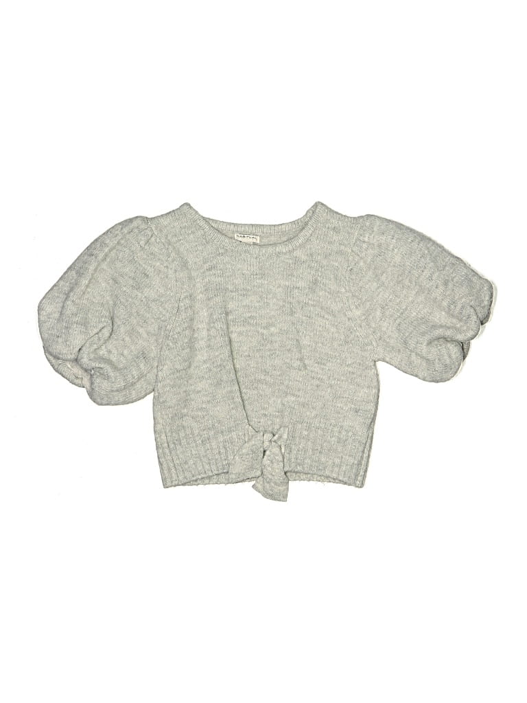 Pre-owned Habitual Kids' Pullover Sweater In Gray