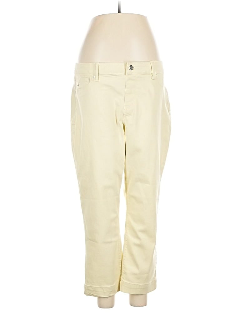 Pre-owned Laurie Felt Jeggings In Yellow