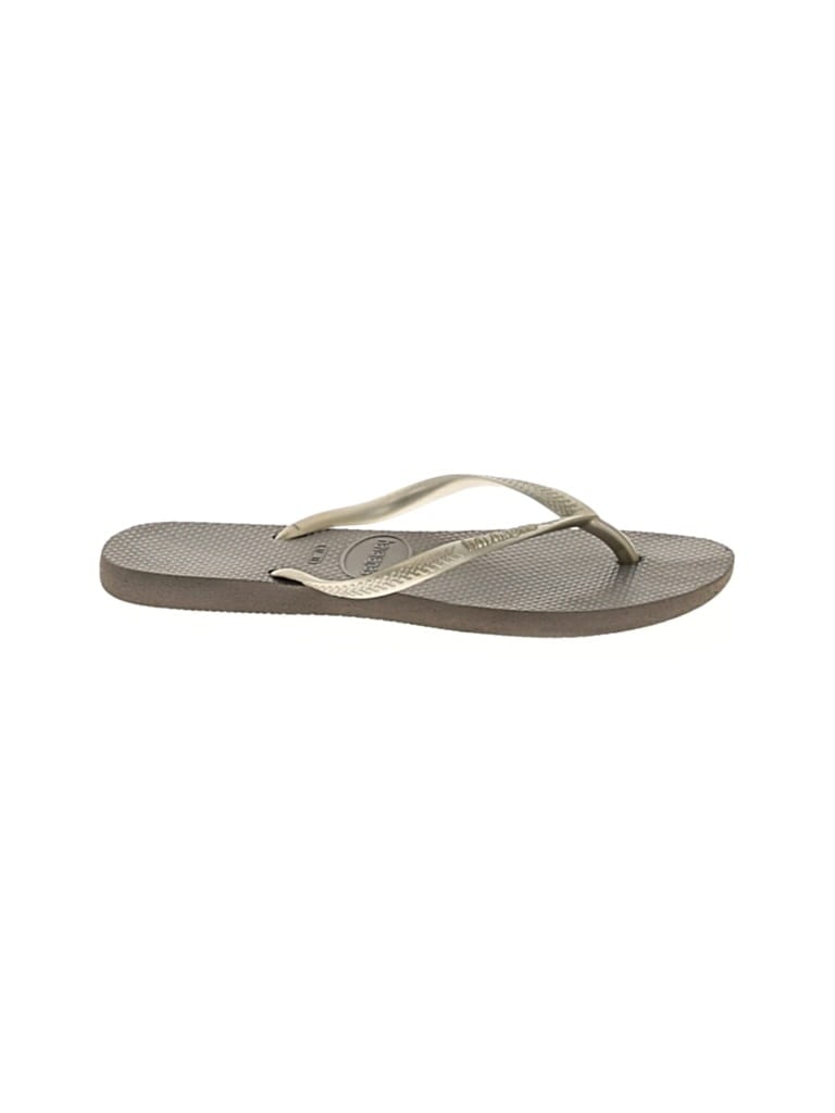 Pre-owned Havaianas Kids' Flip Flops In Gray