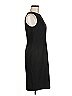 Ann Taylor 100% Polyester Solid Black Cocktail Dress Size 6 - photo 4