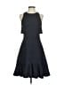 Rebecca Taylor Solid Black Cocktail Dress Size 2 - photo 1