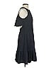 Rebecca Taylor Solid Black Cocktail Dress Size 2 - photo 4