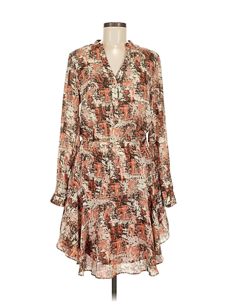 Pre-owned Esley Casual Dress In Brown