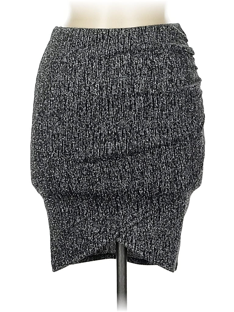 21 Saints Casual Skirt In Gray