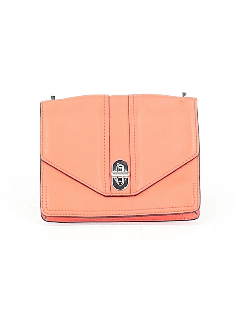 Pre-owned Rebecca Minkoff Leather Clutch In Orange
