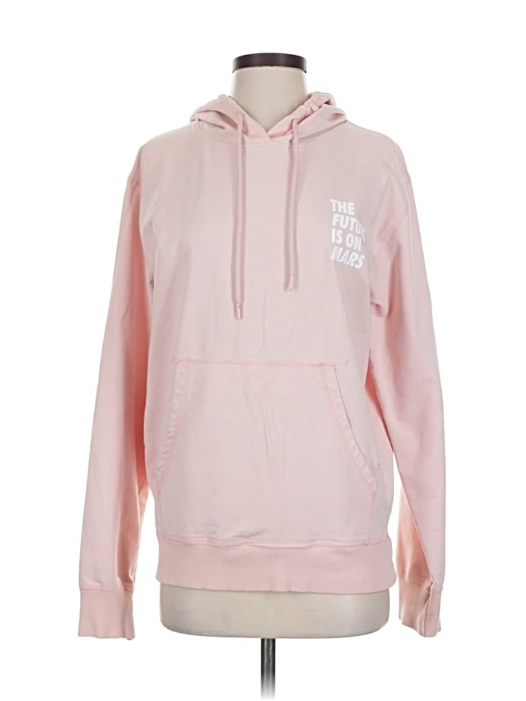 Pre-owned Assorted Brands Pullover Hoodie In Pink