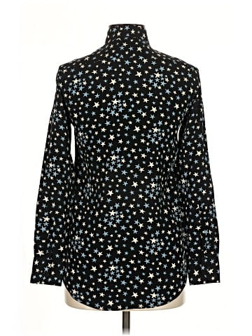 Saint Laurent Long Sleeve Silk Top (view 2)