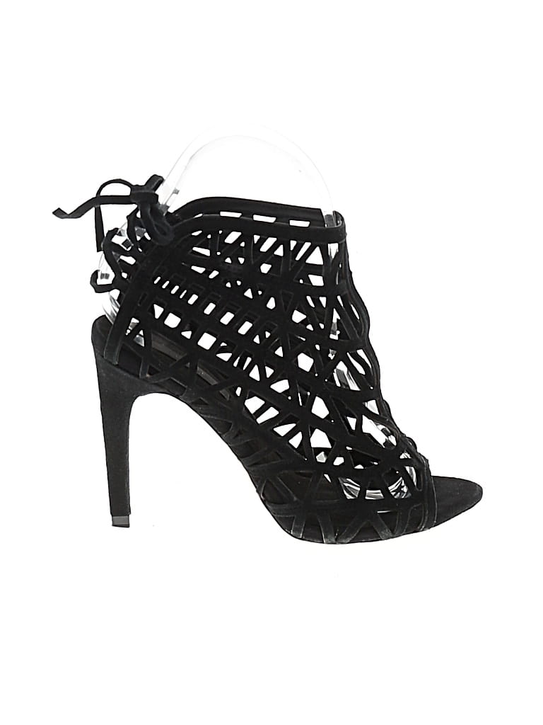 Pre-owned Zara Basic Sandals In Black