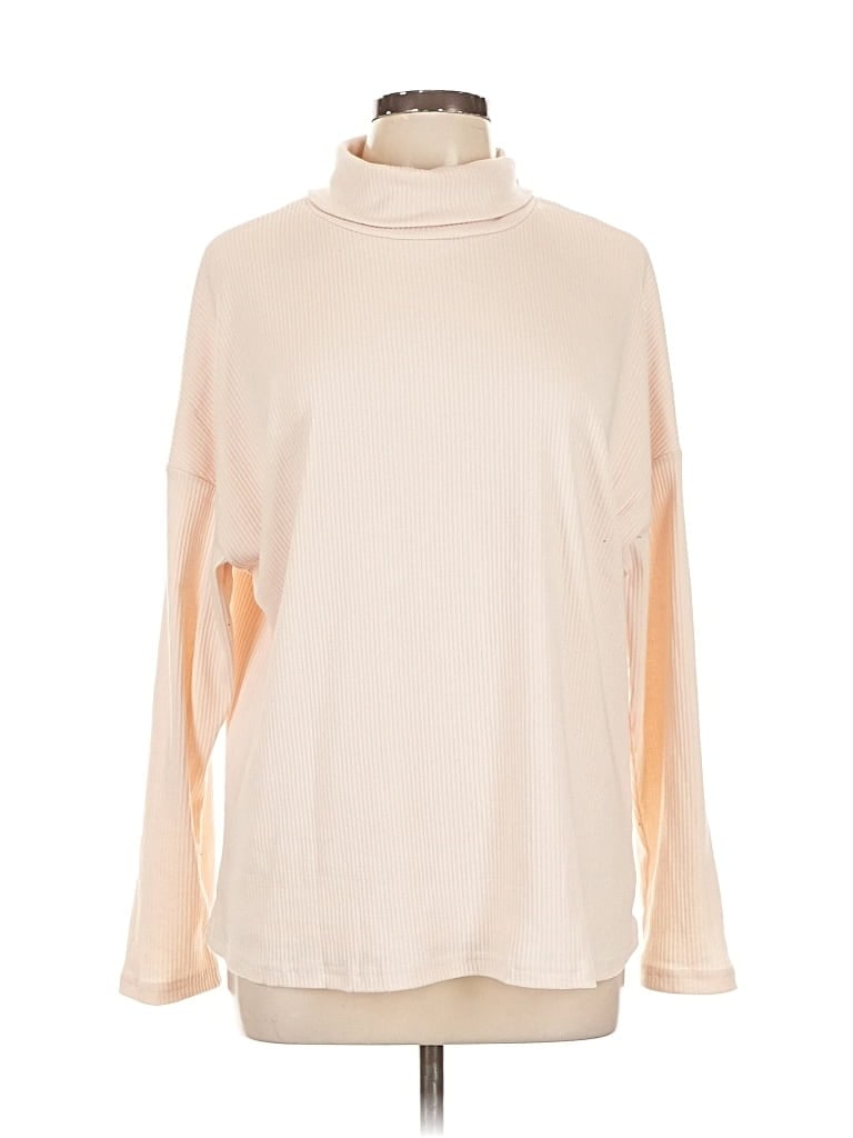 Pre-owned Prettygarden Turtleneck Sweater In White