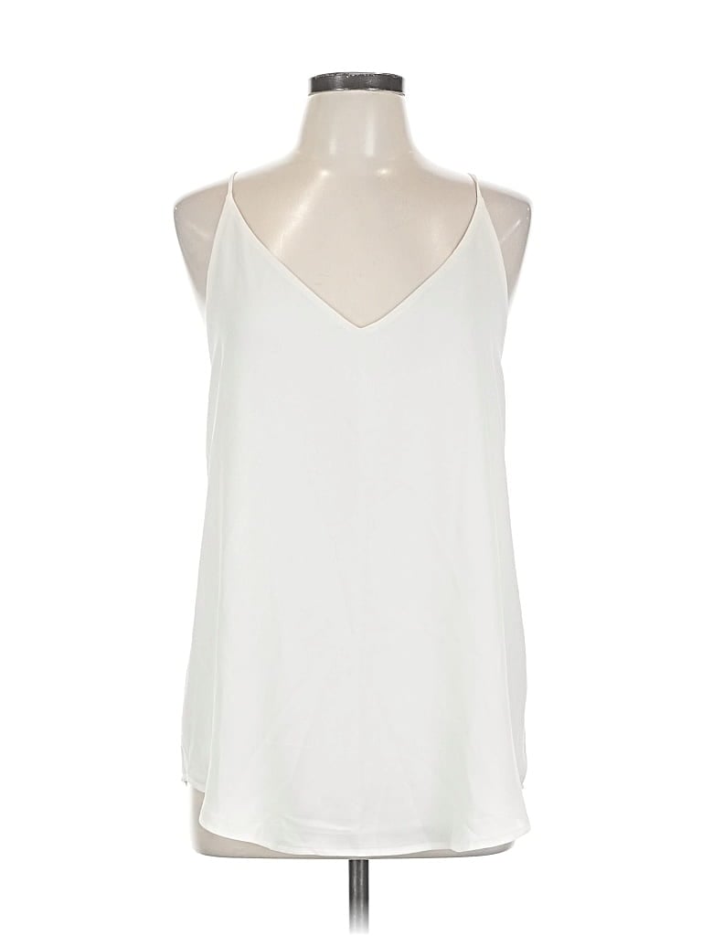 Ann Taylor Loft Outlet Sleeveless Blouse In White