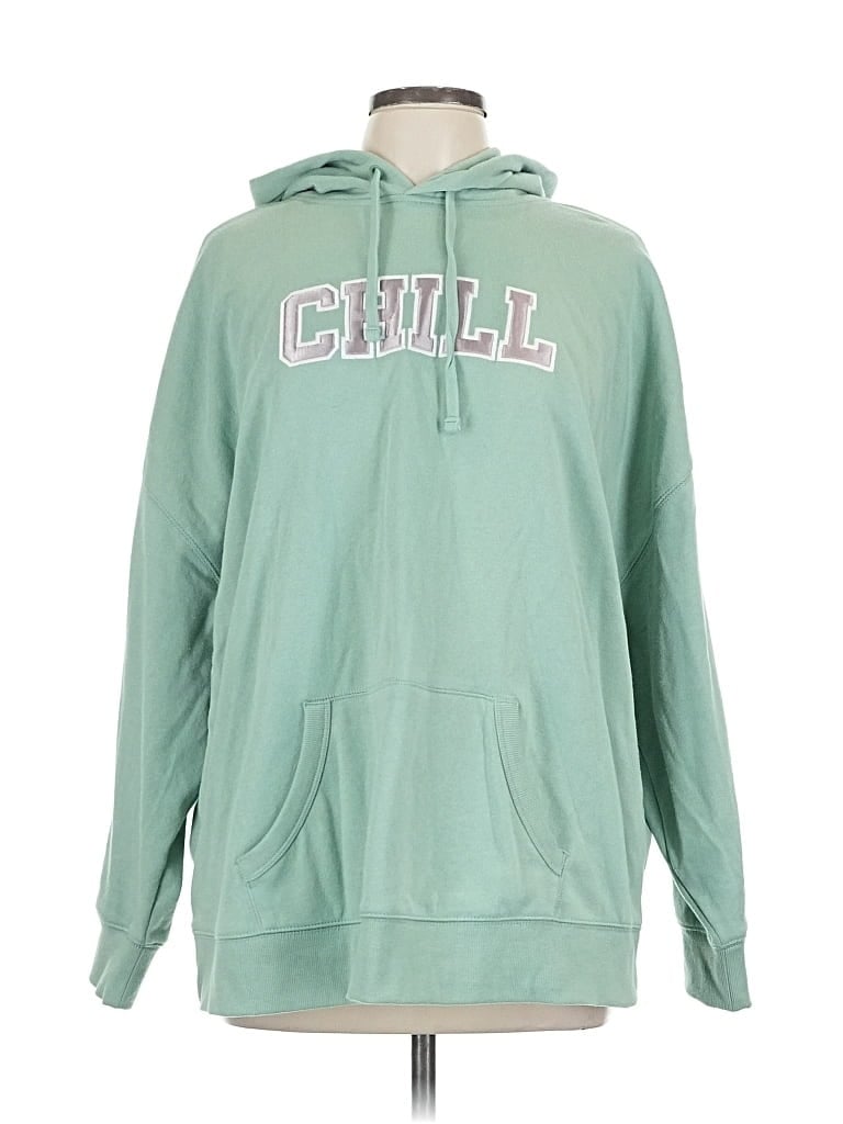 Pre-owned Torrid Pullover Hoodie In Green