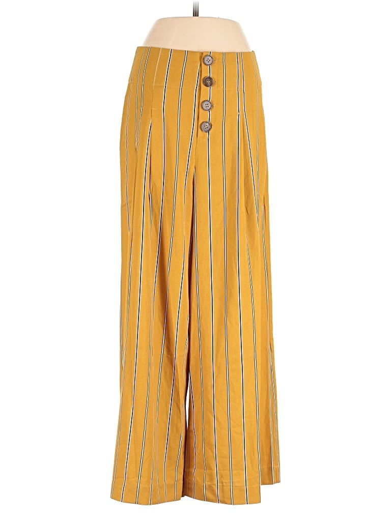 Pre-owned In-loom Casual Pants In Yellow
