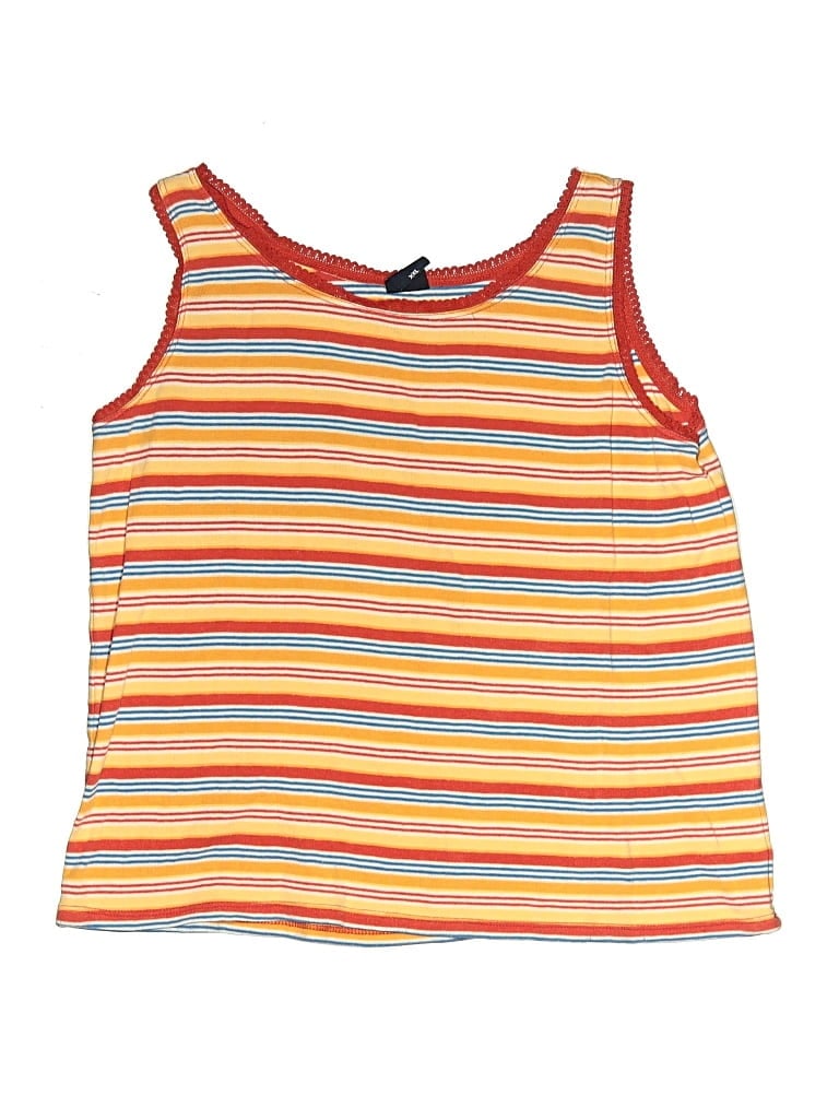 Pre-owned Gap Kids' Tank Top Orange Halter Neckline Tops