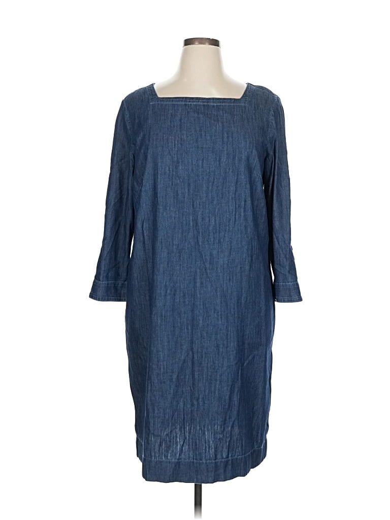 Pre-owned Talbots Casual Dress In Blue