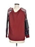 Assorted Brands Burgundy 3/4 Sleeve Top Size M - photo 2