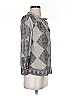 Joie 100% Silk Gray 3/4 Sleeve Silk Top Size XS - photo 4