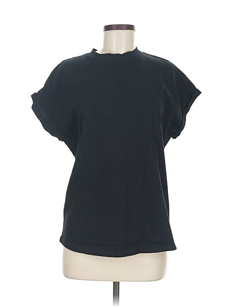 Pre-owned Mng Short Sleeve T-shirt In Black