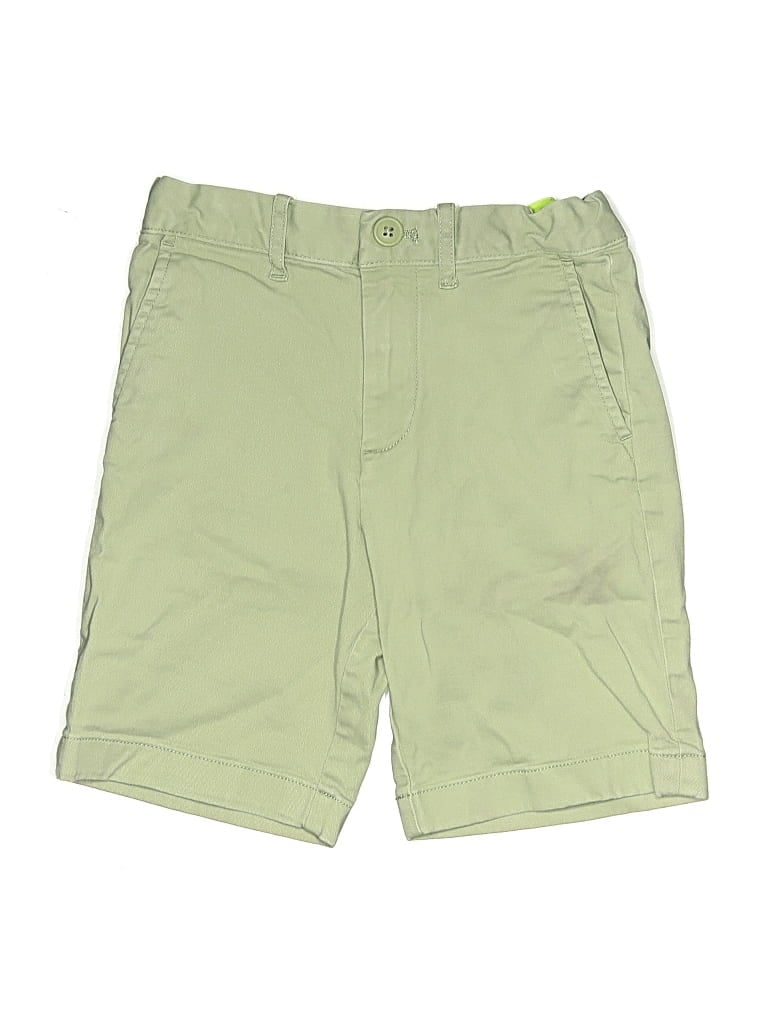 Pre-owned Crewcuts Kids' Khaki Shorts In Green