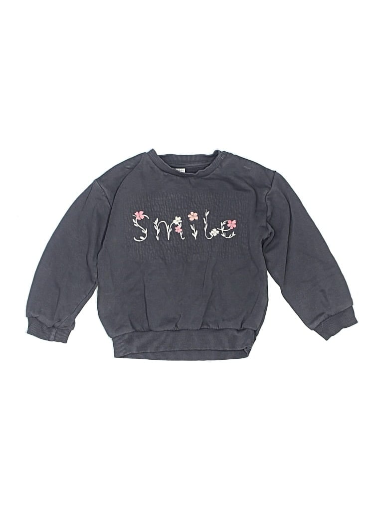 Pre-owned Assorted Brands Kids' Sweatshirt In Gray