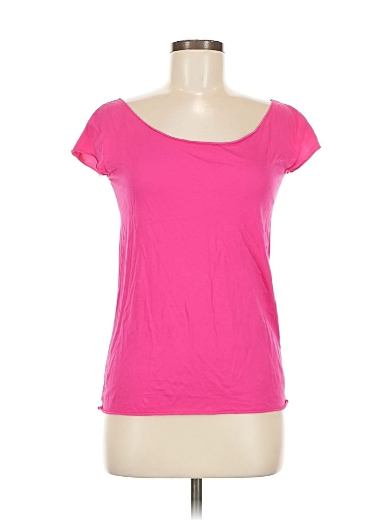 Pre-owned Michael Stars Short Sleeve T-shirt In Pink