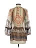 Fig and Flower 100% Polyester Ivory 3/4 Sleeve Blouse Size S - photo 2