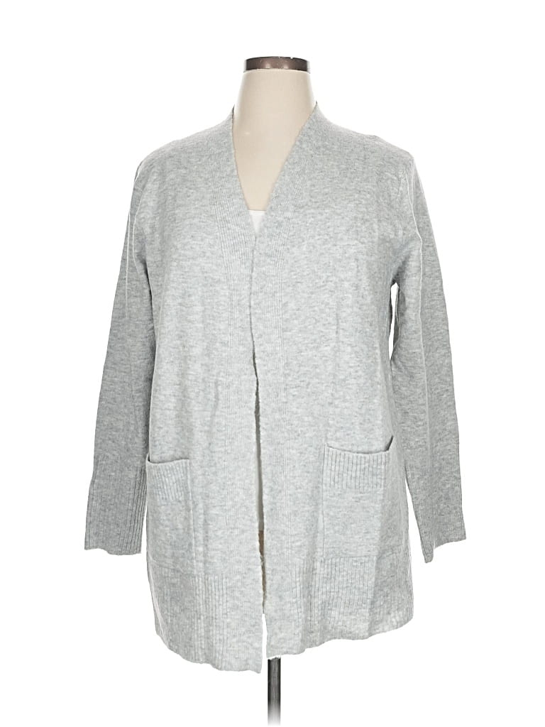 Pre-owned Love Ellie Cardigan Sweater In Gray
