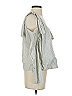 BCBGMAXAZRIA 100% Cotton Silver Sleeveless Blouse Size S - photo 4