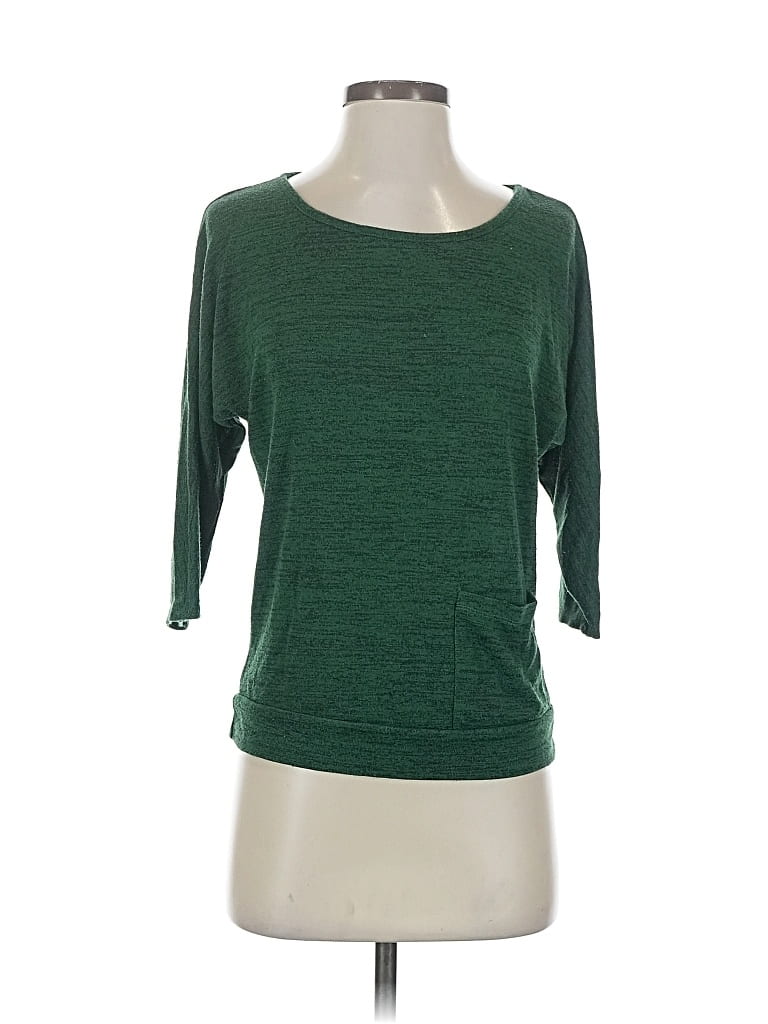 Pre-owned Xxi 3/4 Sleeve T-shirt In Green