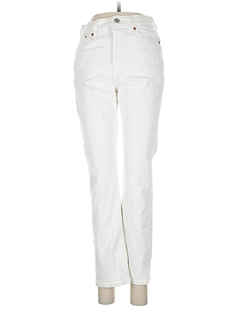 Pre-owned Levi's Jeans In White