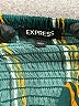 Express Stripes Green Jumpsuit Size XXS - photo 3