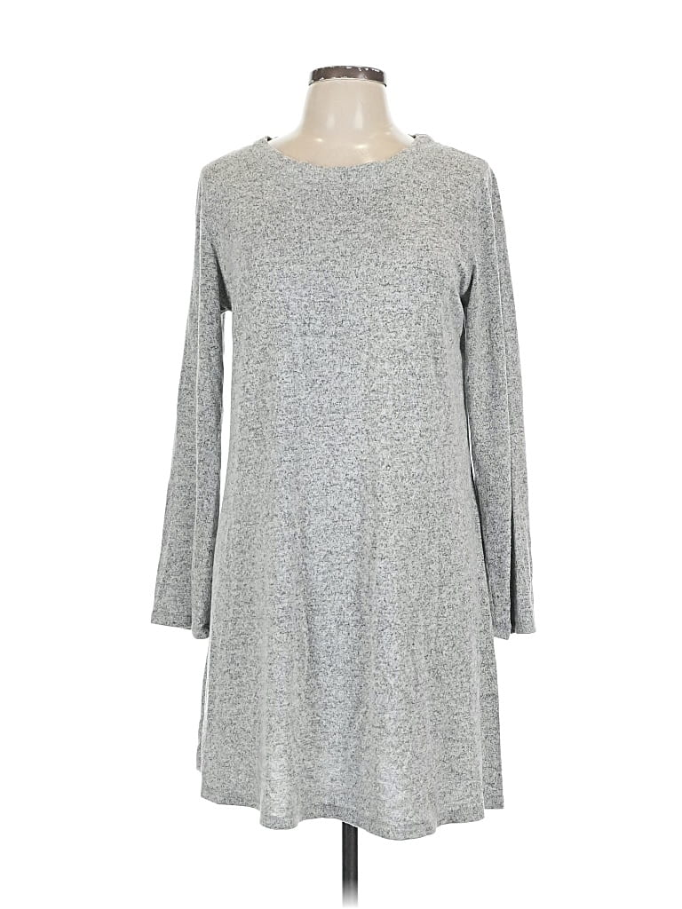 Pre-owned Potter's Pot Casual Dress In Gray