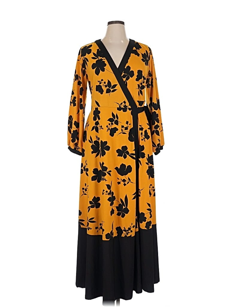 Pre-owned Eloquii Casual Dress In Yellow