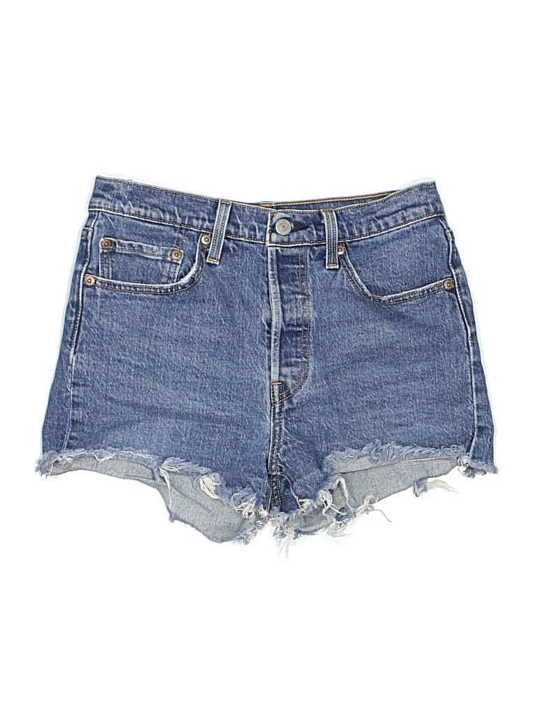 Pre-owned Levi's Denim Shorts In Blue
