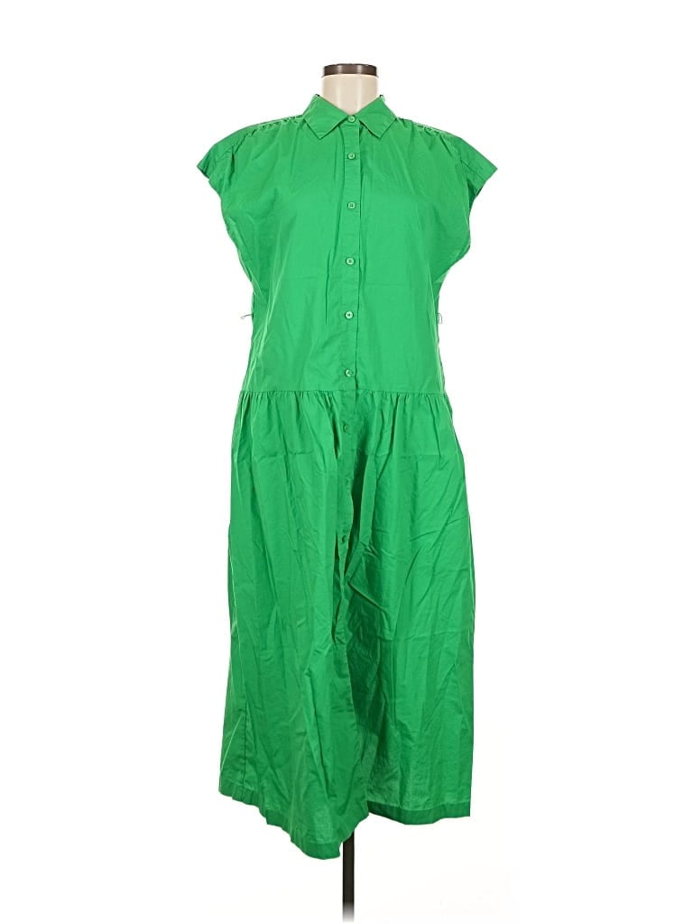 Pre-owned A New Day Casual Dress In Green