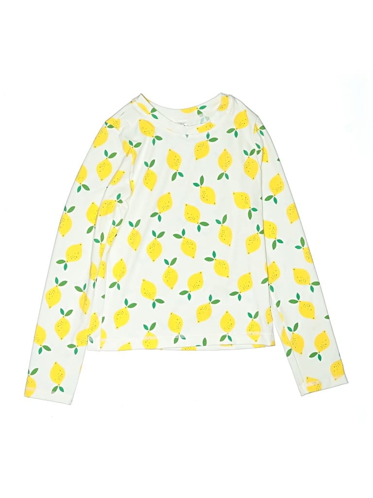 Pre-owned Hanna Andersson Kids' Rash Guard In Yellow