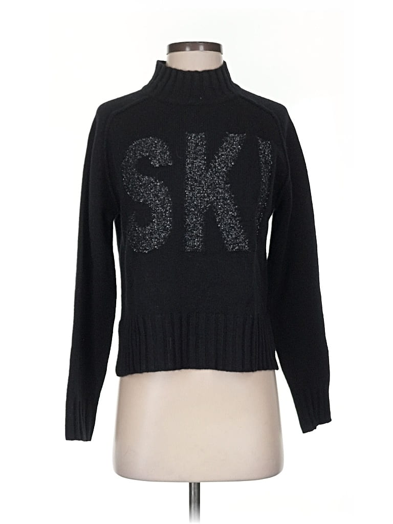 Pre-owned Alashan Turtleneck Sweater In Black