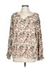 Jessica Simpson Ivory Long Sleeve Blouse Size L - photo 1