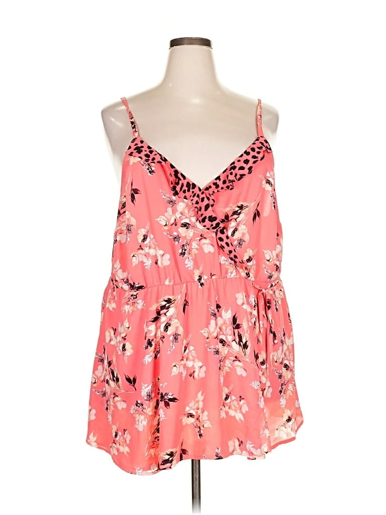 Pre-owned Torrid Sleeveless Blouse In Pink