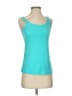 Assorted Brands 100% Cotton Teal Active Tank Size S - photo 1